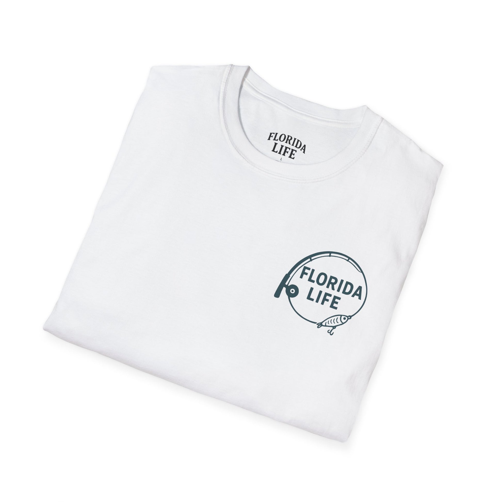 Florida Life Fishing Tee Cast, Coast, Repeat