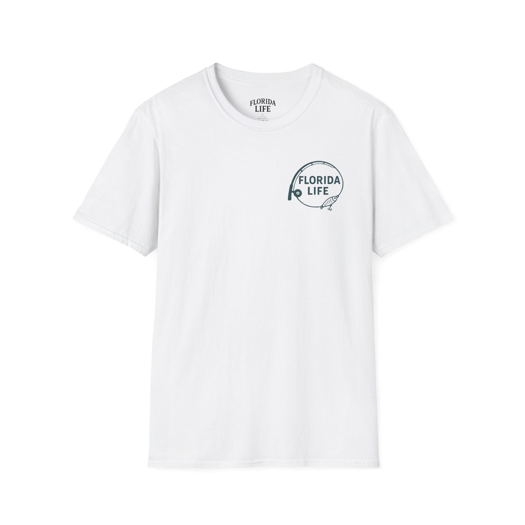 Florida Life Fishing Tee Cast, Coast, Repeat